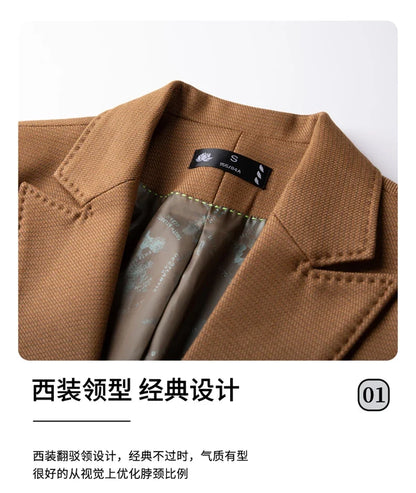 Professional women's exquisite two-piece trousers + suit jacket, elegant fashionable, new style for autumn winter 2025