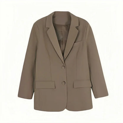 Women's Slim Fit Long Sleeve Blazer Elegant Office Blazer Casual Korean Fashion Street Trend Spring Autumn New