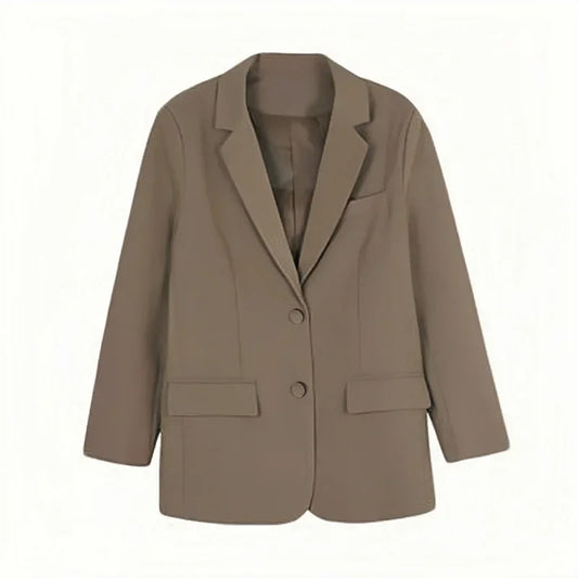 Women's Slim Fit Long Sleeve Blazer Elegant Office Blazer Casual Korean Fashion Street Trend Spring Autumn New