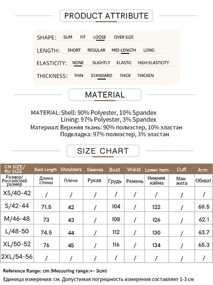 Women Lapel Collar Vest Jacket Loose Long Draped Construction Minimalist Commuter Coats Woman Autumn Outfit 2026 12623085
