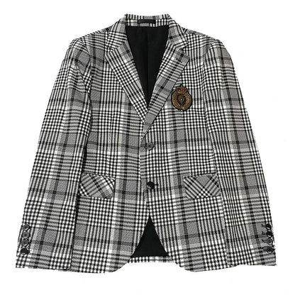 Blazer Masculino Men's Fashion Business Casual Professional Dress Wedding Gentleman Hosts The British Style Slim-fit Suit Blazer