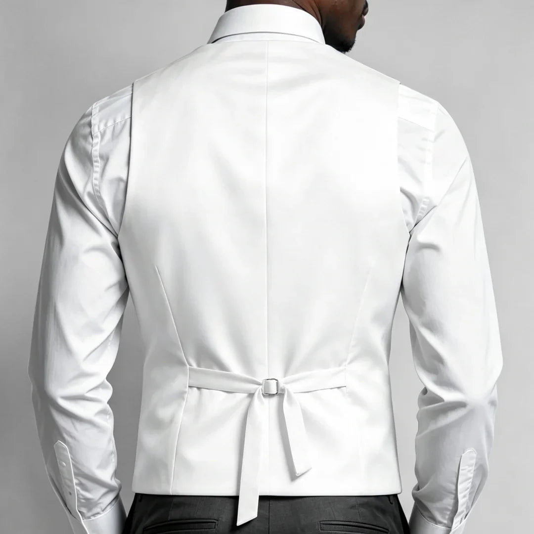 Men's Double Breasted Suit Vest for Wedding & Formal Occasions