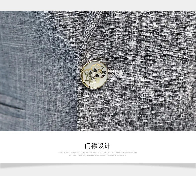 Blazer: Outdoor Fashion, Business-style, Gentleman's Wedding Host, Campus Casual, Relaxed, Korean-style, Youthful Men's Blazer