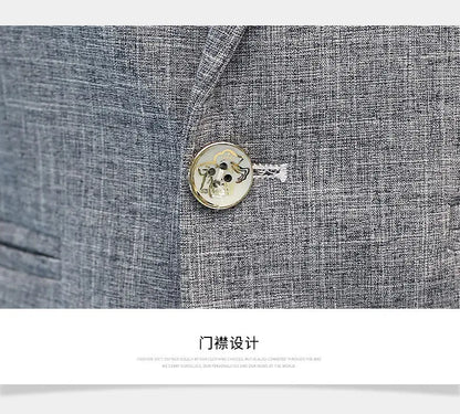 Blazer: Outdoor Fashion, Business-style, Gentleman's Wedding Host, Campus Casual, Relaxed, Korean-style, Youthful Men's Blazer