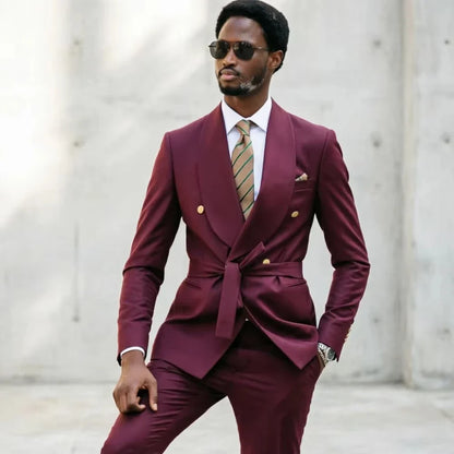 Costumes de mariage pour hommes, croisé, style décontracté moderne, costume vert élégant, smoking formel pour entretien de bureau, 2 pièces, sur mesure