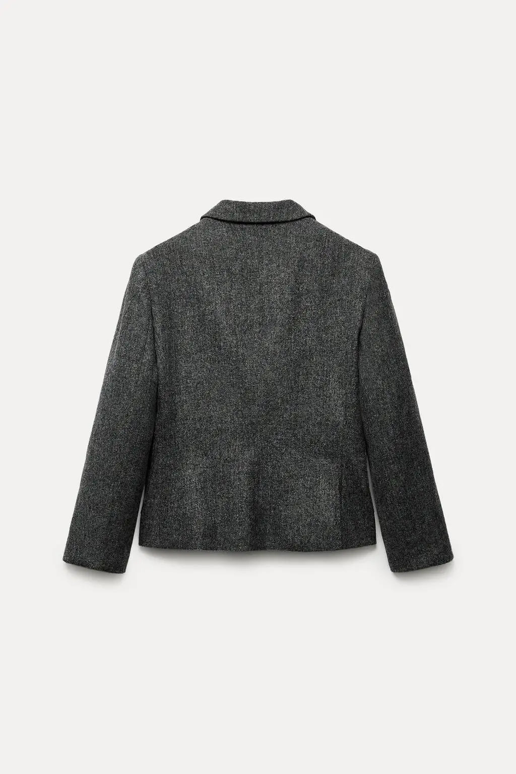 Women's Wool Blend Waist-Cinching Suit Jaet Autumn Winter New Sle Casual All-Match Long Sve Classic Collar  Color