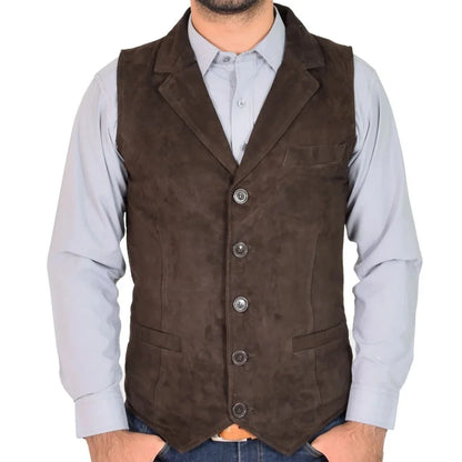 Men's Formal Vest – Orange Velvet Single Button Waistcoat for Weddings & Special Occasions