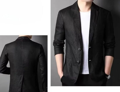 Men's Lightweight Business Casual Blazer Spring Summer Sun Protection Jacket