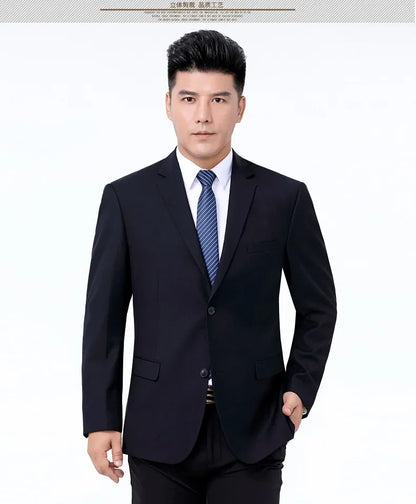 Men's Smart Casual Suit – Single Breasted Formal Suit for Weddings, Business & Office Wear