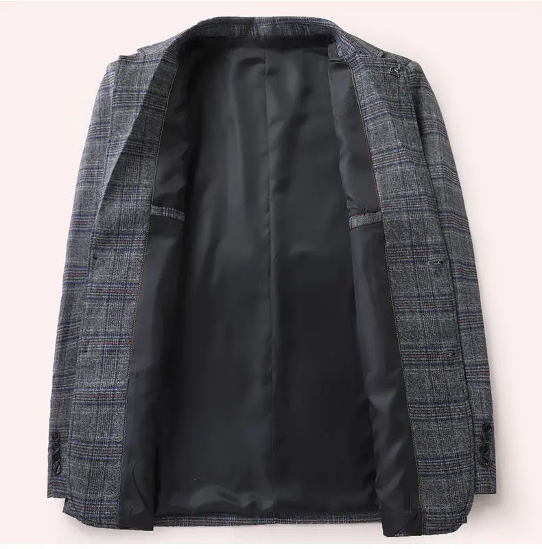 Men's Slim Fit Blazer for Business Casual and Smart Casual Occasions – Spring Autumn Jacket