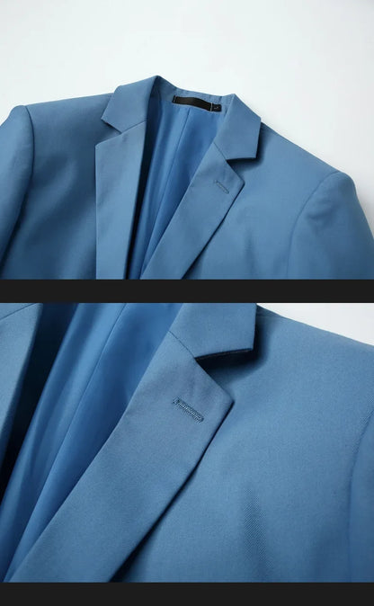 Blazer Outdoor Men's Fashion Business Travel Camping Wedding Trend Host Slim Fit Campus Leisure Breathable Korean Style Blazer