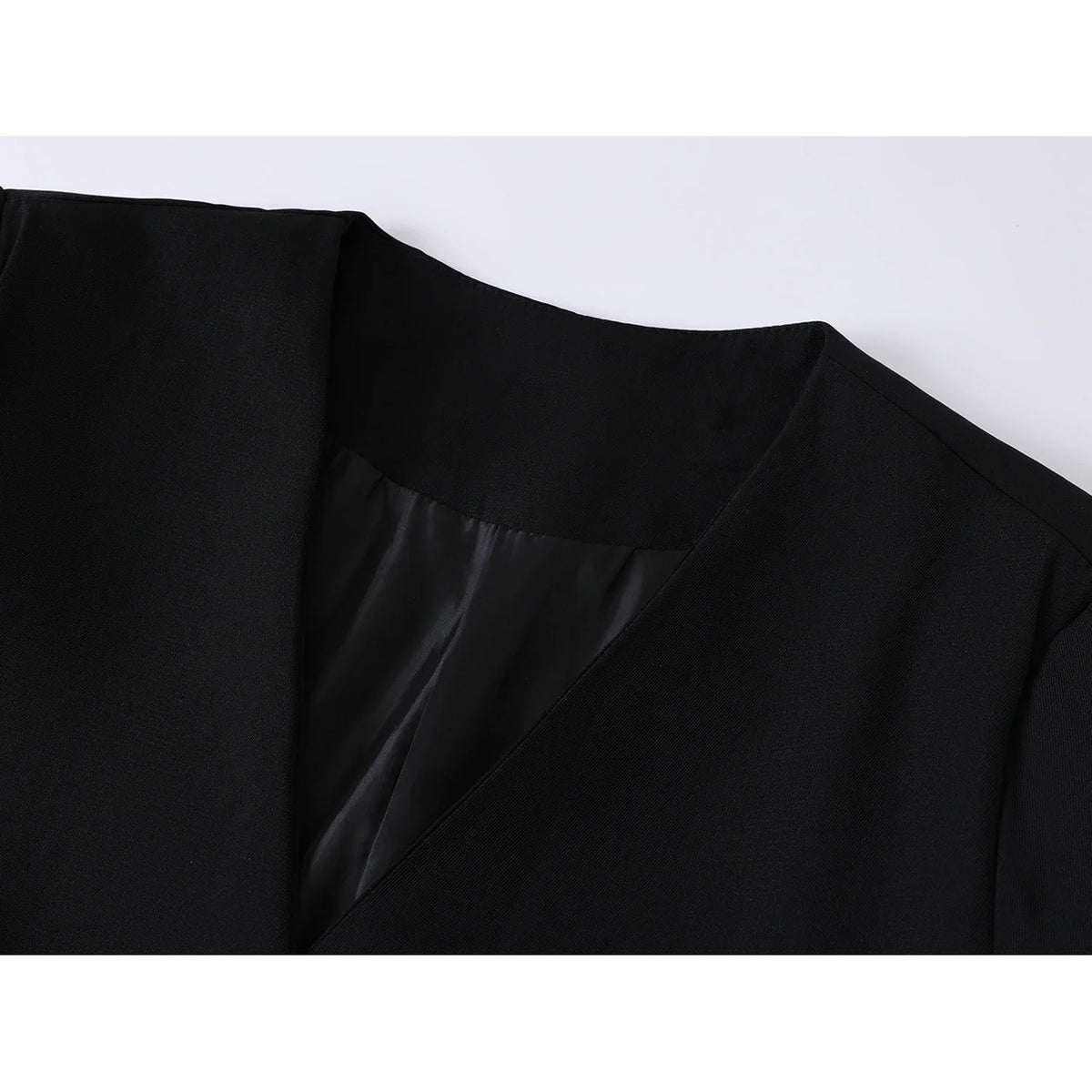 Women's Black Gothic Feather Patchwork Blazer Coat Vintage Harajuku Long Sleeve Suit Jacket Outerwear Top 2000s Clothes Autumn