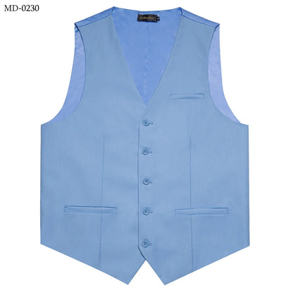 Men's Suit Vest – Solid Formal Waistcoat for Wedding, Party & Business Wear