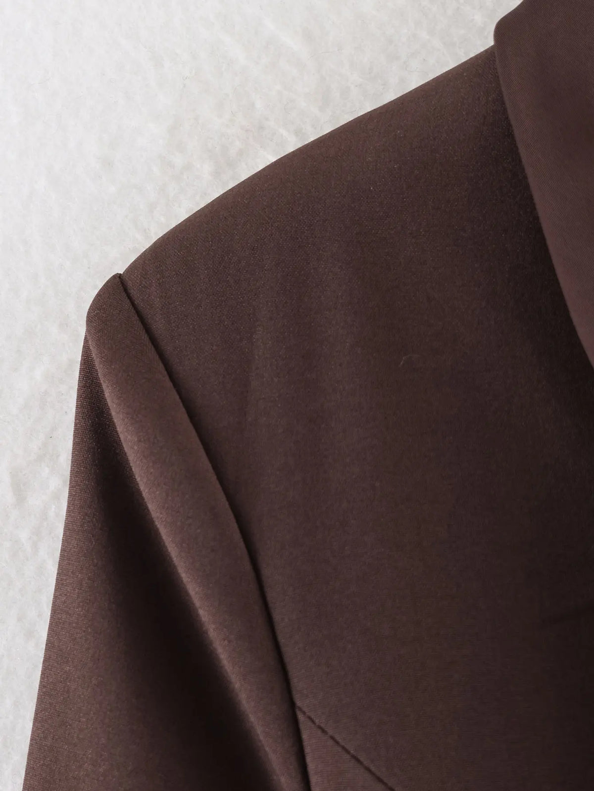 Women Brown Blazer Jacket Y2k 2000s Vintage Bandage Suit Coat Long Sleeve Double Breasted Oversize Outerwear Spring Autumn 2026