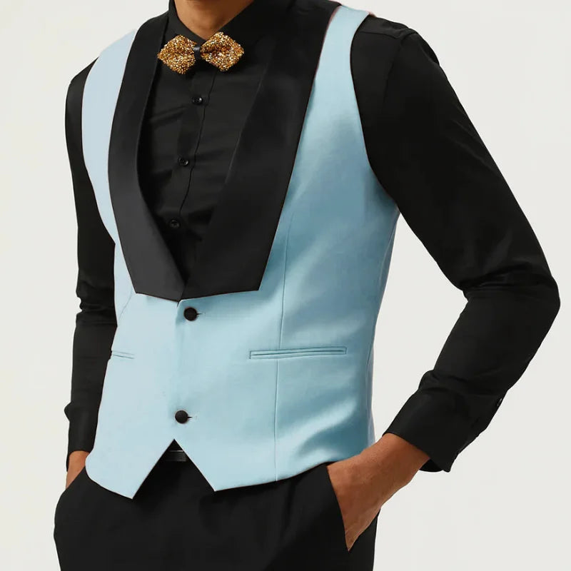 Men's Satin Vest for Weddings & Formal Events – Multiple Colors