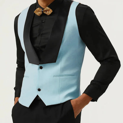Men's Satin Vest for Weddings & Formal Events – Multiple Colors