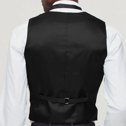 Men's Suit Vest Single Breasted Formal Waistcoat for Weddings Business and Daily Wear