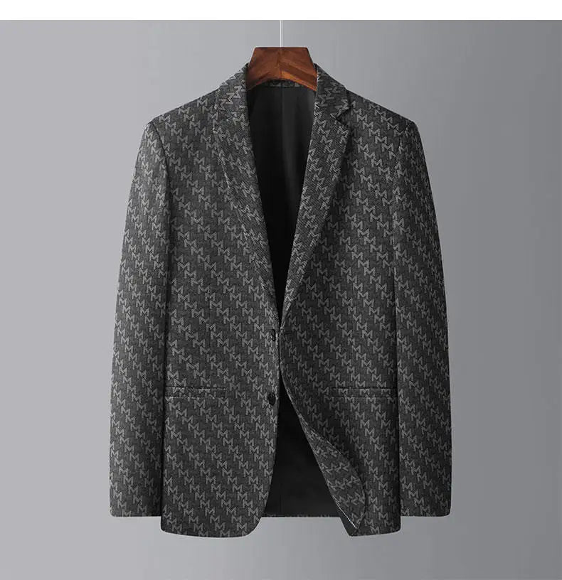 2026 Blazer New Fashionable and Slimming Middle-aged Business Casual Trend Wedding Banquet Host Men Outdoor Performance Blazer