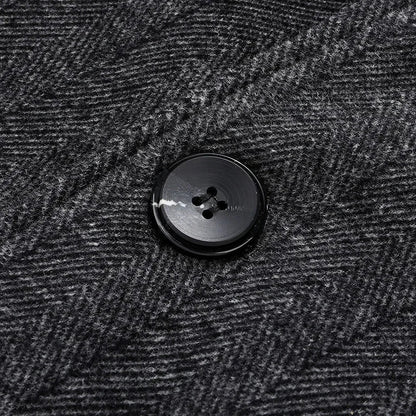 Mens Designer Knitted Wool Stretch Coat Casual Business Handsome Overcoat High Quality Fashion 2024