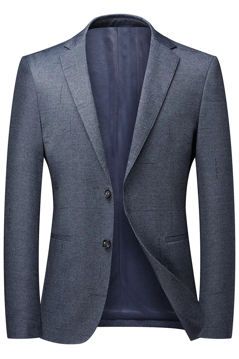 Blazer Men's Fashion Gentleman Business Slimming Performance Banquet Hosting Casual Wedding Anti-wrinkle No-ironing Blazer