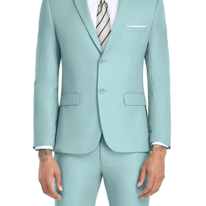 Luxury Formal Casual Men's Suits Formal Business Wedding Groomsmen Smoking Single Breasted Jacket Pants Set