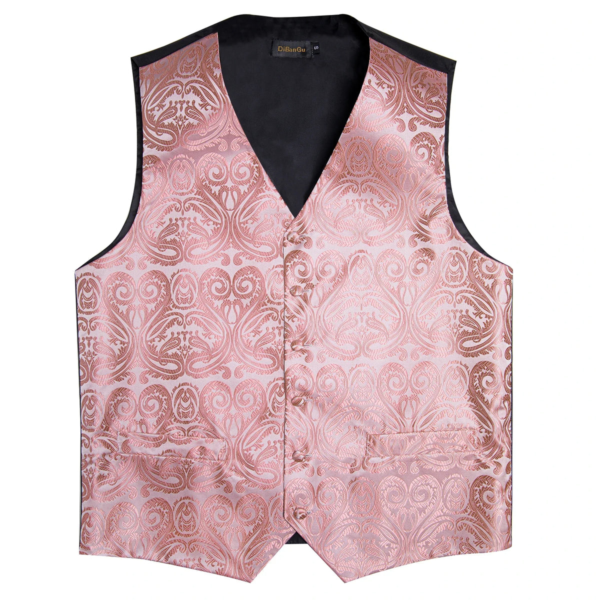 Men's Suit Vest and Tie Set – Single Breasted Waistcoat with Necktie and Pocket Square for Weddings and Business Events