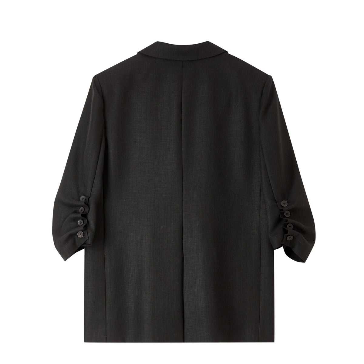 Women's Light Business Blazer Padded Shoulder Acetate Lyocell Blend 2026 Autumn Commuter Casual Suit Jacket 163XC7789