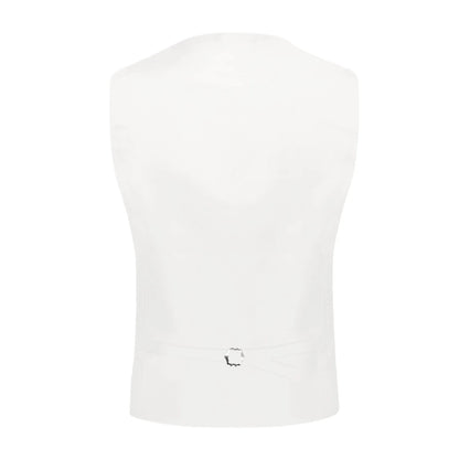 Men's Satin Suit Vest Set with Tie Handkerchief and Cufflinks for Wedding and Prom
