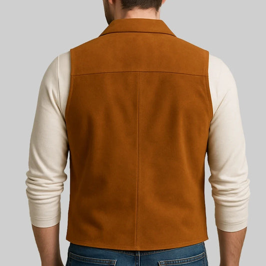 Men's Vest Single Breasted Lapel Waistcoat for Wedding, Banquet & Business – Multi-Color