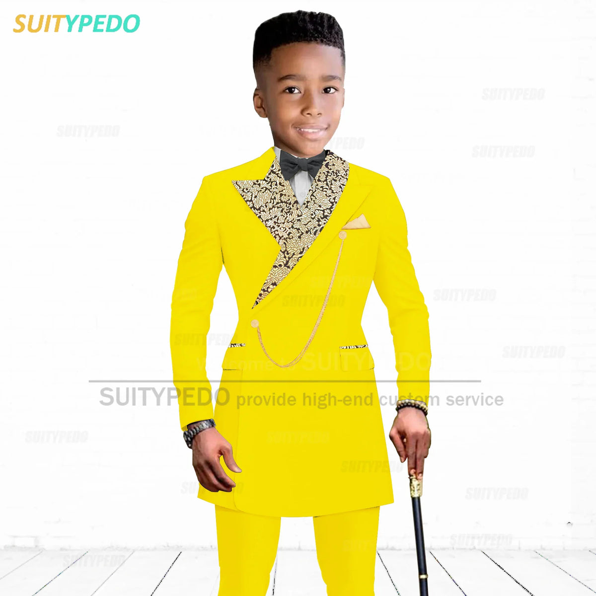Luxury Boy's Suit Set Homecoming Party Kids Jackets Tailor-made Slim Fit Blazer Pants 2 Pieces Wedding Party Children Tuxedos