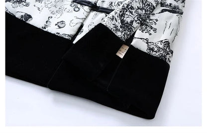 Women Light National Style Button Ink Tang Costume Coat Spring Autumn Female Sleeveless Small Coat Ladies New Chinese Style Vest