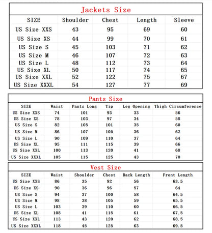 High-quality, fashionable and stylish new business casual suit set for men, men's wedding dress suit set of three pieces