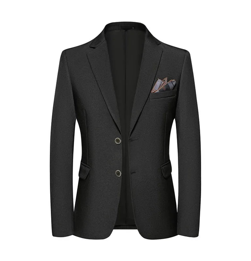 Blazer's New Men's Fashion Outdoor Travel Solid Color, Youthful Wedding, Hosting, Campus Slimming, Casual Korean Version Blazer