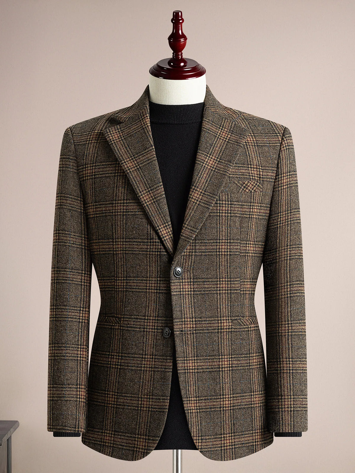 High Qualitys 50% Woolen Men's Suit Jacket Autumn Winter Thicken Warm Business Slim Fit Casual Wedding Groom Coats Tailcoat