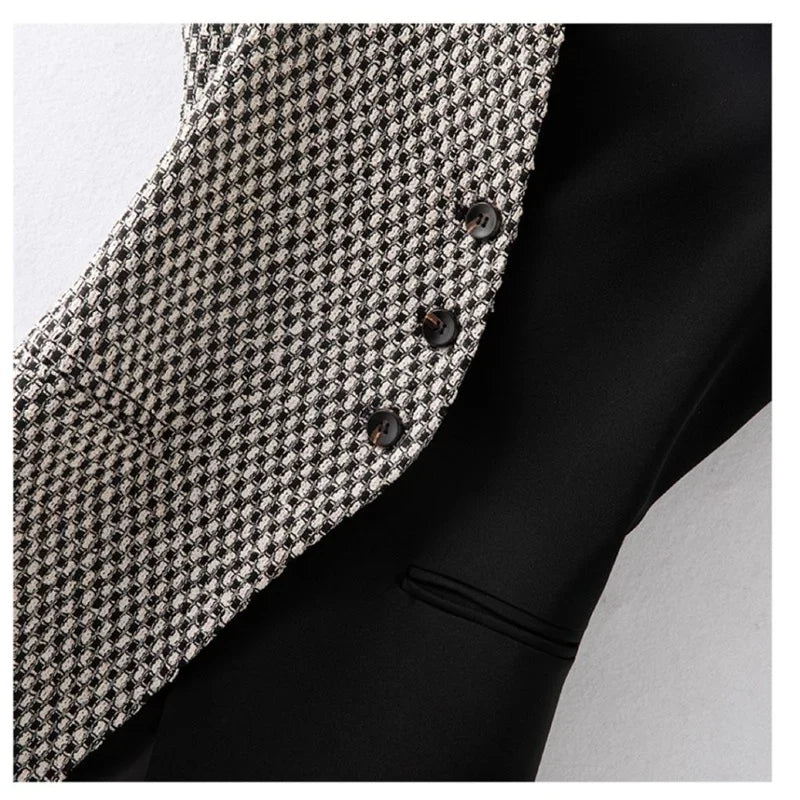 Color Block Vest Women's Jacket Female Tank Top 2026 New Spring Autumn Versatile Blazer Sleeveless Waistcoat Jacket Outerwear