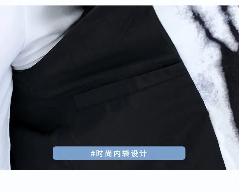 Blazer Fashionable Outdoor Travel Trend Slim-fit Gentleman's Youthful Wedding Versatile Host Casual Korean Style Men's Blazer