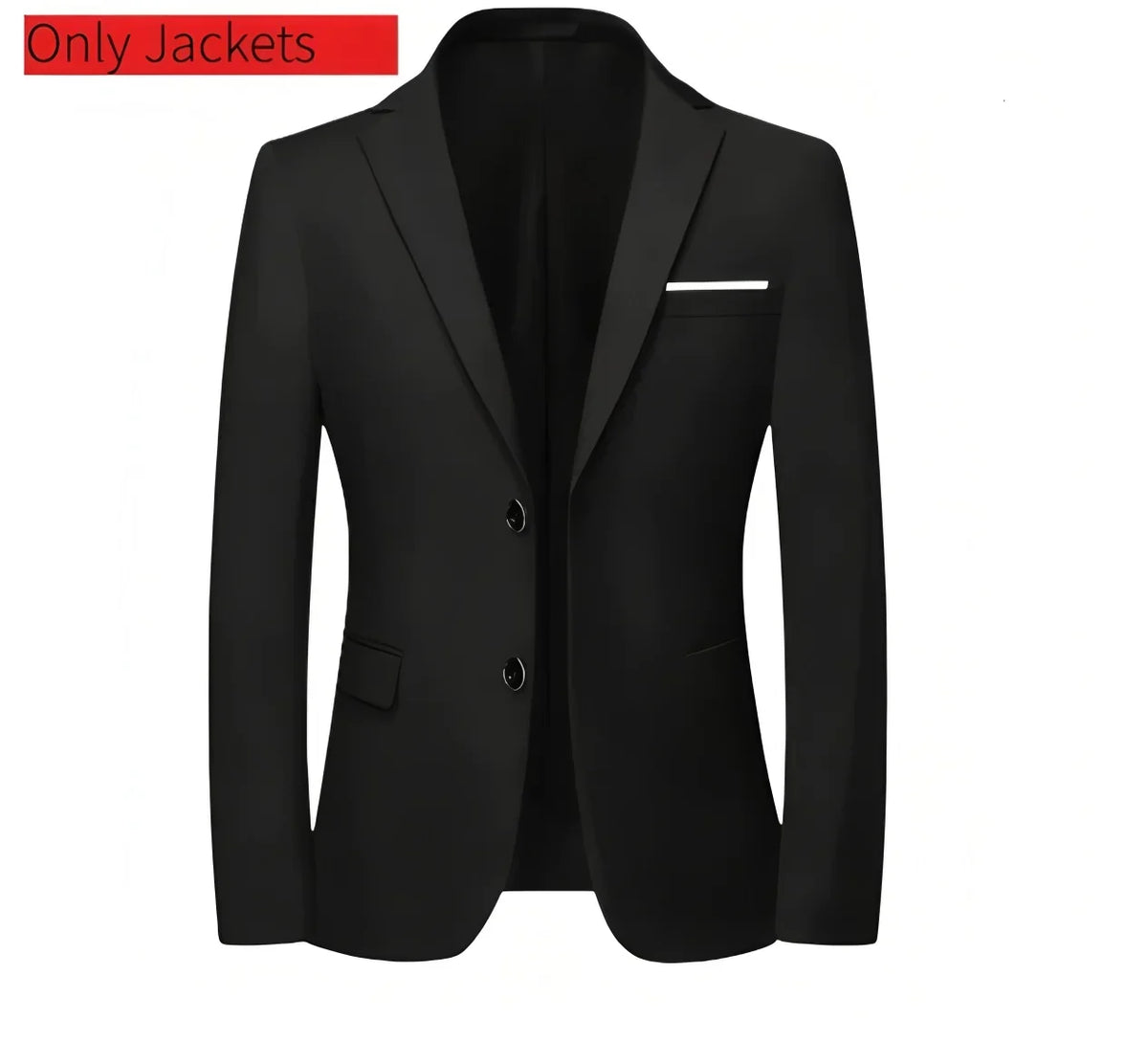 Men's Solid Color 3 PCS Business Suit Set High Quality Blazer Jacket Vest Trousers Wedding Banquet Groom Best Man Formal Outfit