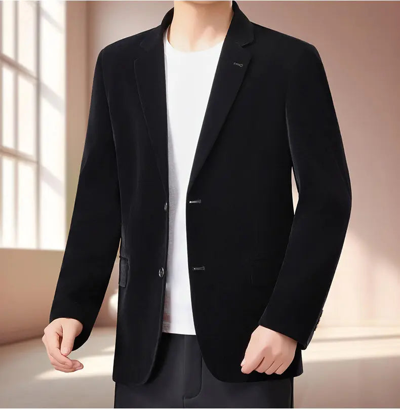 Blazer Men Fashionable Business Outdoor Travel Youth Campus Wedding Versatile Gentleman Host Slim-fit Casual Korean Style Blazer