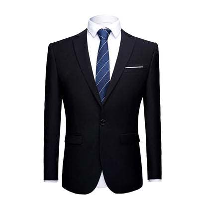 Men's Suit Jacket Slim Fit Single Breasted Multi-Color Formal Blazer