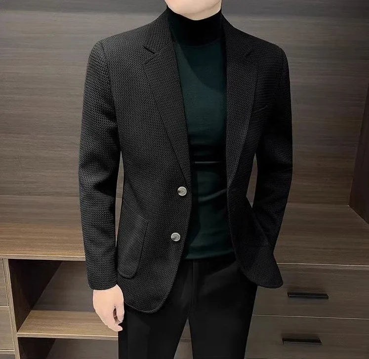 White Brown Jacket For Men Plaid Party Coats Man Suits And Blazers Summer Clothing Casual Menswear Premium Luxury Designer