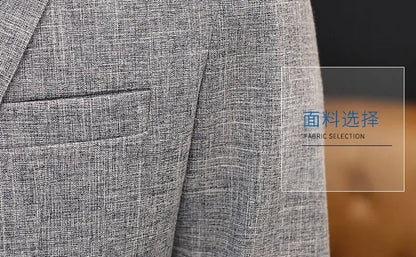 Blazer: Outdoor Fashion, Business-style, Gentleman's Wedding Host, Campus Casual, Relaxed, Korean-style, Youthful Men's Blazer