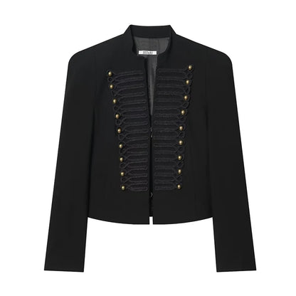 Women's Jackets Autumn 2026 New Fashion Retro Slim Short Elegant Warm Jackets Women's Street Chic Youth Travel Holiday Coats