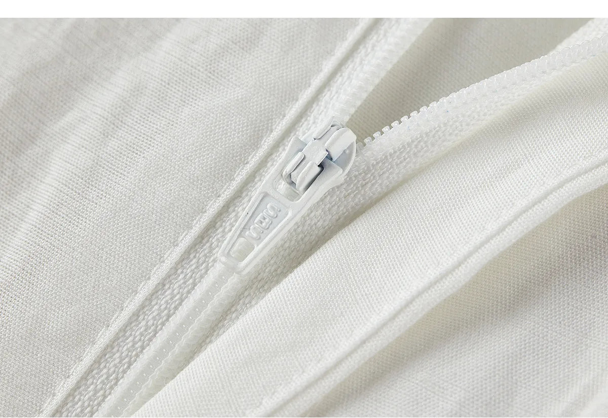 Women's White Vest Blazer 2026 Summer Round Neck Slim Thin Simple Versatile Top Ladies Commute Outfit Q62JA7390
