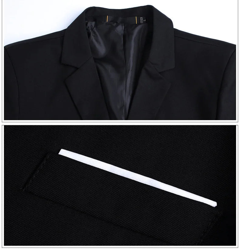 Classic Men's blazer Oversized Wedding Suit Jackets Korean Style Business Casual Blazers Man Clothing Dress Jacket 7XL