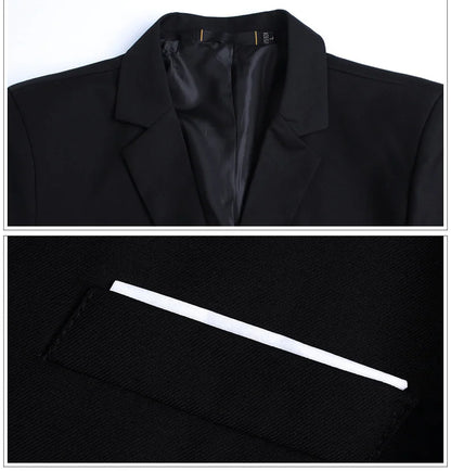Classic Men's blazer Oversized Wedding Suit Jackets Korean Style Business Casual Blazers Man Clothing Dress Jacket 7XL