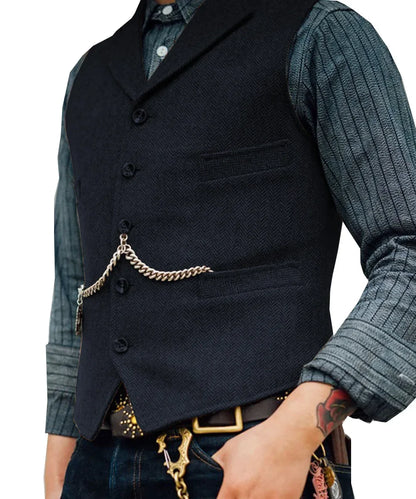 Men's Suit Vest for Wedding & Smart Casual – Multi-Color Waistcoat
