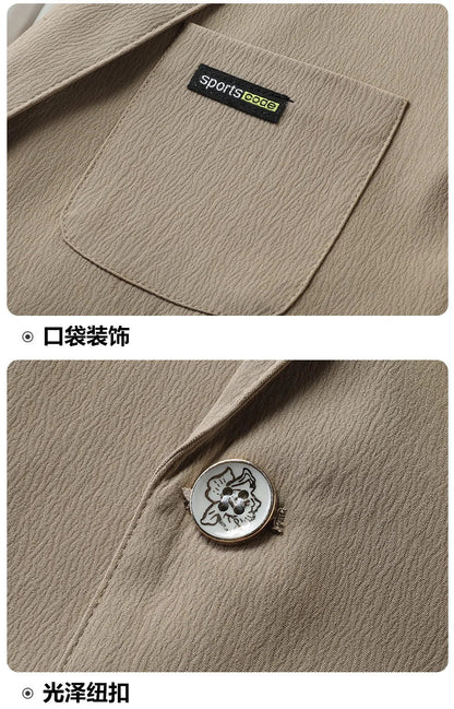 2026 Spring/Summer New High-End Suit Jacket Men's Lightweight Soft and Breathable Fashion Business Casual Jacket Top