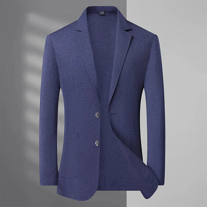 KIDWHXR Suit Coat Summer Man Thin Simpel Solid Color Pocket Male Blazer Sun Protection Long Sleeve Outdoor Casual Men Outerwear