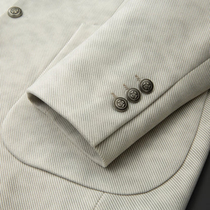 Men's Plus Size Smart Casual Blazer – Light Beige | Spring Autumn Jacket
