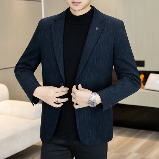 High-quality Autumn-Winter New Design Slim-Fit Men's Trendy Multi-Purpose Business Formal Casual Suit Jackets